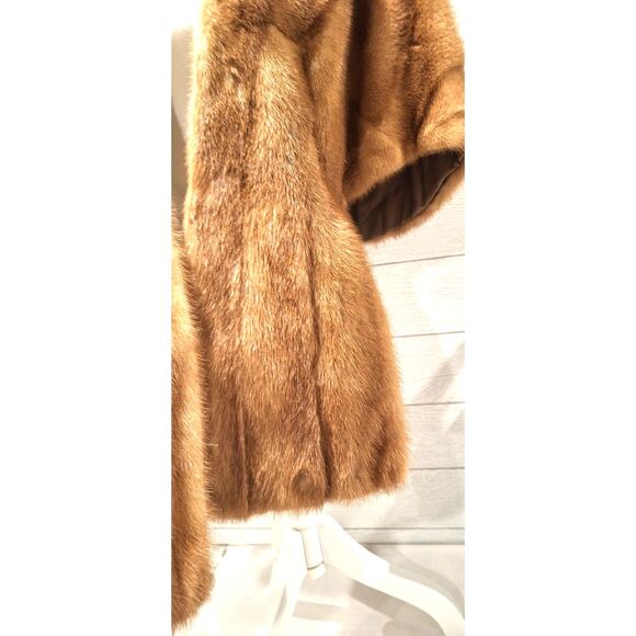 Vintage Ladies Fur Caplet Shrug Stole - Picture 3 of 9